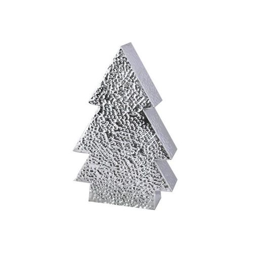 4057984004117 - Posten Börse - Metall Weihnachtstanne Chromoptik silber gehämmert 28 x 6 cm Deko - silber 4057984004117 - Posten Börse - Metall Weihnachtstanne Chromoptik silber gehämmert 28 x 6 cm Deko - silber