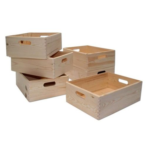 4036812806109 - - Holz Kiste Allzweck Box 6-Stück Kiefer 40x30x14 cm Kiefer natur 4036812806109 - - Holz Kiste Allzweck Box 6-Stück Kiefer 40x30x14 cm Kiefer natur