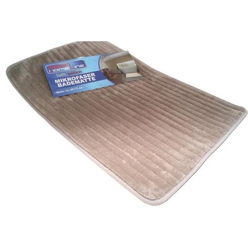 4052304170824 - Home Line - Mikrofaser Badematte Taupe 50 x 70 cm Badezimmerteppich - taupe 4052304170824 - Home Line - Mikrofaser Badematte Taupe 50 x 70 cm Badezimmerteppich - taupe