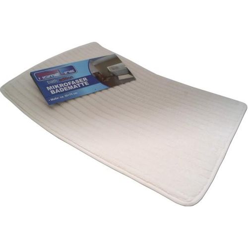 4052304170800 - Posten Börse - Mikrofaser Badematte Weiss 50 x 70 cm Badezimmerteppich - weiss