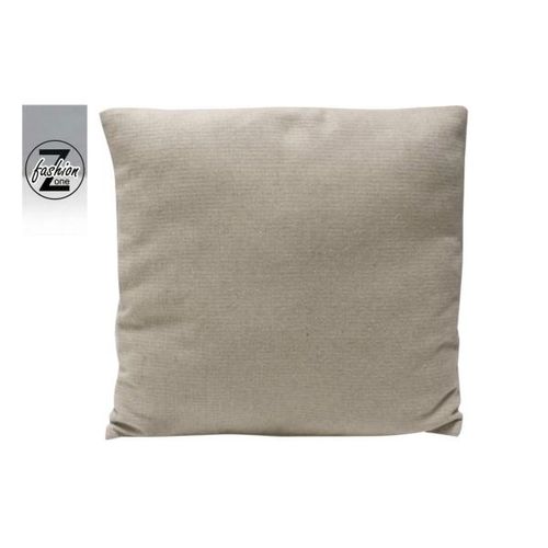 4052304124605 - Fashion Zone - Kissen Sofakissen 45 x 45 cm Taupe Zierkissen mit Füllung - taupe