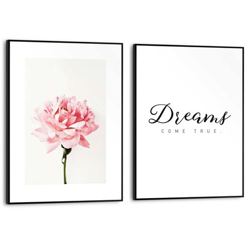8714597629668 - Poster REINDERS Dream Flower Bilder Gr B H T 30 cm x 40 cm x 16 cm rosa Poster