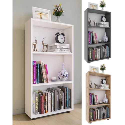 4051814420191 - Standregal Holz Aufbewahrung Stand Regal Bücherregal Deko Bücher Standregal Bulas 3 Fächer Gr 56 honig eiche B56cm H108cm T20cm Holzwerkstoff Holz Spanplatte Regale 4051814420191 - Standregal Holz Aufbewahrung Stand Regal Bücherregal Deko Bücher Standregal Bulas 3 Fächer Gr 56 honig eiche B56cm H108cm T20cm Holzwerkstoff Holz Spanplatte Regale