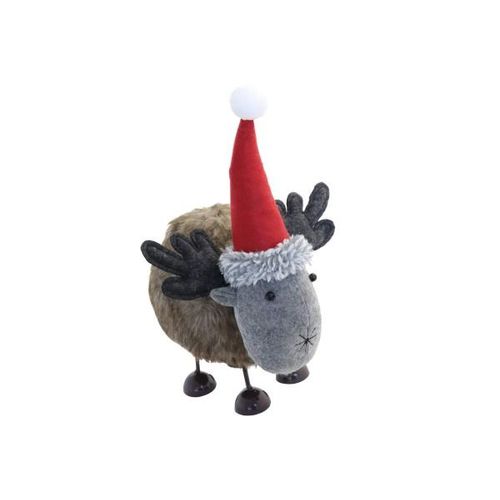 4057984010163 - X-mas Art Collection - Weihnacht Deko Schaf Jens wackelnd 35 cm braun mit Mütze - Braun 4057984010163 - X-mas Art Collection - Weihnacht Deko Schaf Jens wackelnd 35 cm braun mit Mütze - Braun
