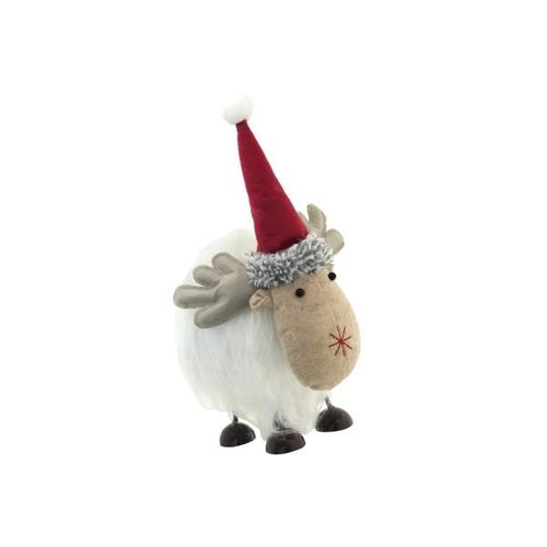 4036812412201 - X-mas Art Collection - Weihnacht Deko Schaf Sabine wackelnd 35 cm weiß mit Mütze - Weiß 4036812412201 - X-mas Art Collection - Weihnacht Deko Schaf Sabine wackelnd 35 cm weiß mit Mütze - Weiß