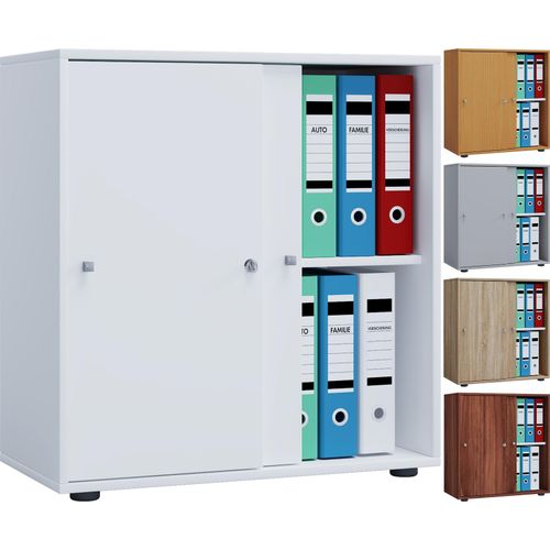 4051814371059 - my office Schiebetürenschrank L Lona 913943 weiß 1 Fachboden 700 x 370 x 740 cm 4051814371059 - my office Schiebetürenschrank L Lona 913943 weiß 1 Fachboden 700 x 370 x 740 cm