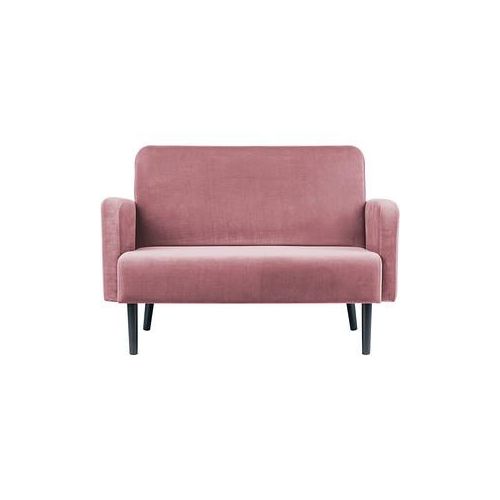 3660141954494 - 2-Sitzer Sofa LISBOA rosa schwarz Stoff 3660141954494 PAPERFLOW