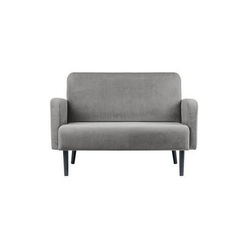 3660141954456 - 2-Sitzer Sofa LISBOA grau schwarz Stoff 3660141954456 PAPERFLOW