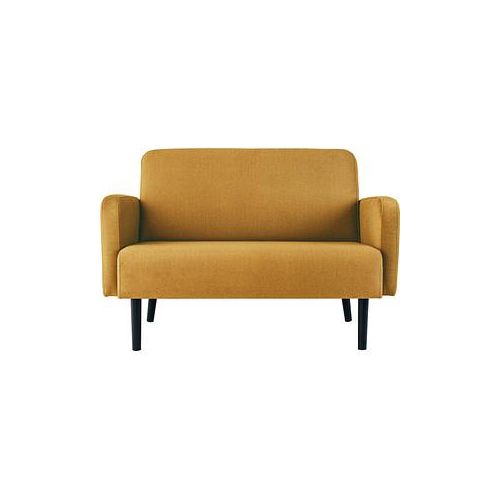 3660141954272 - 2-Sitzer Sofa LISBOA safran schwarz Stoff 3660141954272 PAPERFLOW