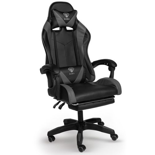 4250931565338 - Trisens - Chefsessel Stuhl Home Office Chair Racing Bürostuhl Sportsitz Büro Stuhl Schwarz Grau 4250931565338 - Trisens - Chefsessel Stuhl Home Office Chair Racing Bürostuhl Sportsitz Büro Stuhl Schwarz Grau