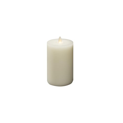 7318306201155 - LED-Kerze KONSTSMIDE Weihnachtsdeko Kerzen Gr Ø H 81 cm x 101 cm beige (cremeweiß) Weihnachtsbeleuchtung Innen LED Echtwachskerze handgegossen cremeweiß mit 3D Flamme und Touch