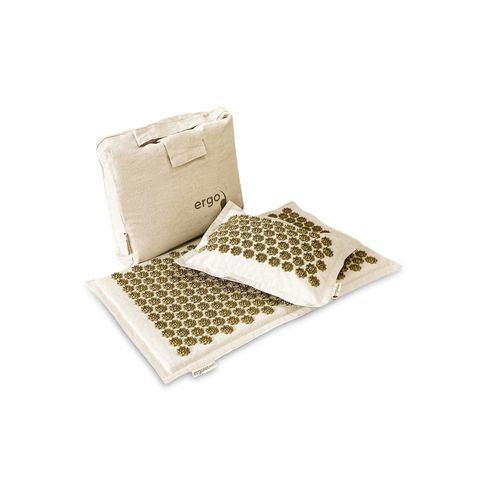 4048695101080 - ERGOLEBEN Akupressur Premium Matten Set braun