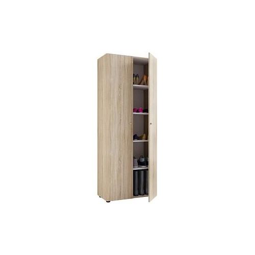 4051814360855 - my home Schuhschrank Vandol I 913066 sonoma-eiche 4 Fachböden 710 x 370 x 1800 cm