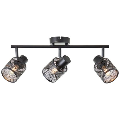 4004353413483 - Bano Spotrohr 3flg schwarz matt Metall 3x D45 E14 40 w - Brilliant 4004353413483 - Bano Spotrohr 3flg schwarz matt Metall 3x D45 E14 40 w - Brilliant