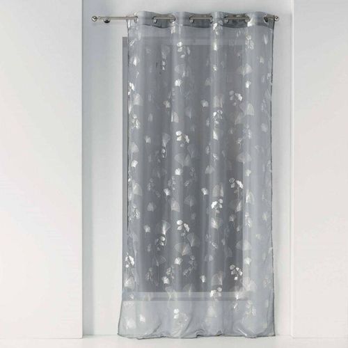 3574386265706 - Douceur Dintérieur - Gardine mit Glitzer bloomy 140 x 240 cm weiß