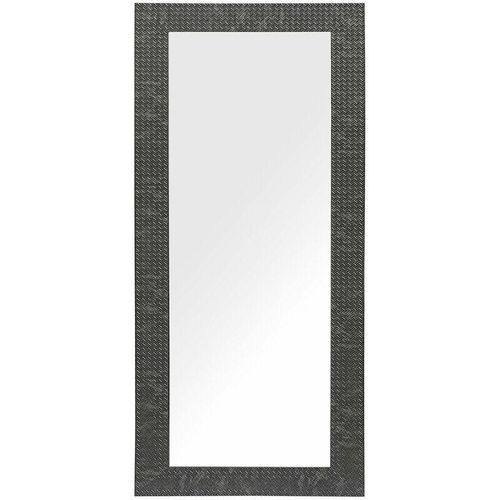 4251682210690 - Beliani - Wandspiegel Schwarz 50 x 130 cm Kunststoff Rechteckig Modern - Schwarz