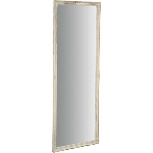 3000005481764 - Biscottini - Spiegel Wandspiegel und vertikal horizontal hängender Spiegel L50xPR4xH140 cm antikweiß