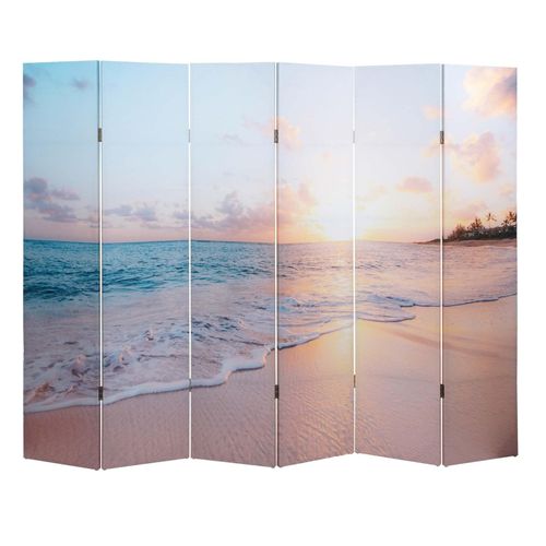 4057651163659 - Foto-Paravent MCW-A83 Raumteiler Trennwand Sichtschutz FSC-zertifiziert ~ 180x244cm Ocean