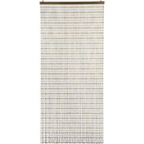 4012622280001 - Türvorhang LOCKER AMBER Gardinen Gr 200 cm Hakenaufhängung 90 cm braun Fertiggardine Gardine Türvorhang Bistrogardinen