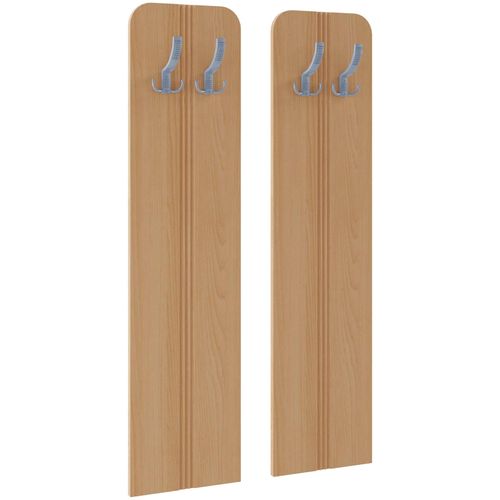 4051814425004 - Holz Garderoben-Set Dielenmöbel Maße pro Paneel H 110 x B 27 x T 2 cm je Paneel 2 Haken - Balia 4051814425004 - Holz Garderoben-Set Dielenmöbel Maße pro Paneel H 110 x B 27 x T 2 cm je Paneel 2 Haken - Balia