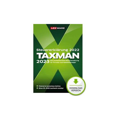 9783648161944 - LEXWARE TAXMAN 2023 (für das Steuerjahr 2022) Software Vollversion (Download-Link)