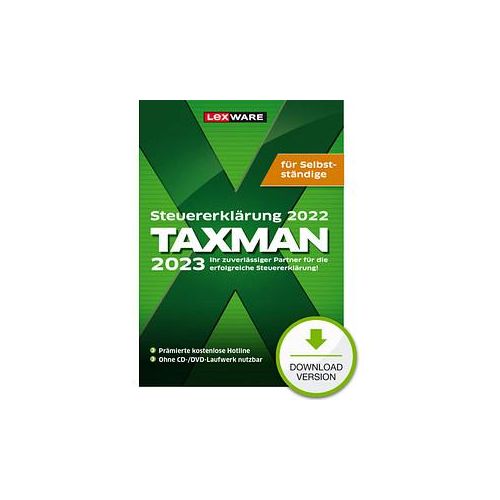 9783648167342 - LEXWARE TAXMAN Selbstständige 2023 (für das Steuerjahr 2022) Software Vollversion (Download-Link)