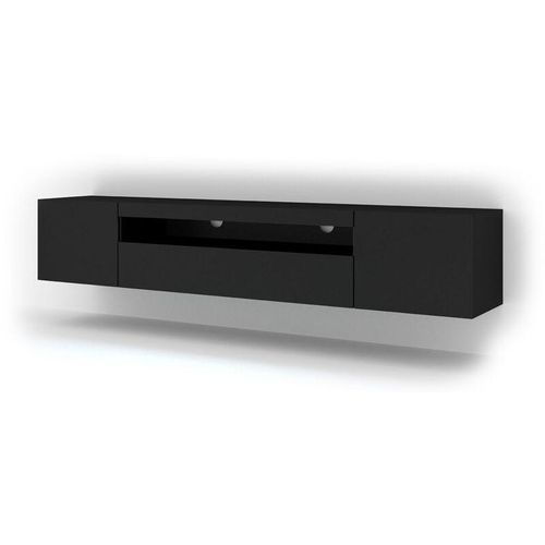 5903769709786 - Bim Furniture - TV-Schrank aura 200 cm hängend oder stehend schwarz matt