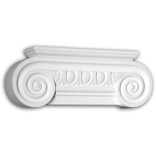 4250691788008 - Decor - Pilaster Kapitell 451201 Fassadenelement Pilaster Außenstuck Ionischer Stil weiß - weiß