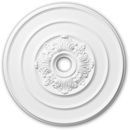 4250691774865 - Decor - Rosette profhome 156005 Deckenelement Zierelement Neo-Klassizismus-Stil weiß ø 656 cm - weiß