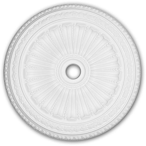 4250691775176 - Decor - Rosette profhome 156036 Zierelement Deckenelement Neo-Renaissance-Stil weiß ø 887 cm - weiß