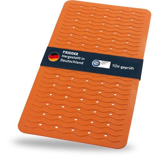 4006956076157 - - Badewanneneinlage Playa inkl Haken orange 38x80 cm - orange