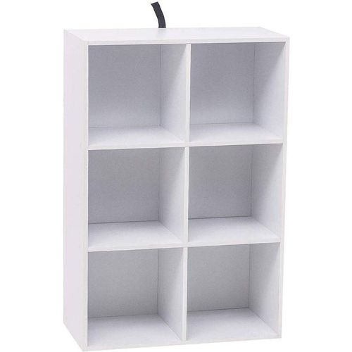 4063425014478 - Woltu - Bücherregal Bücherschrank aus mdf Weiß 60x30x89cm