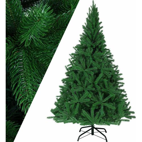 4250525347135 - CASARIA® Weihnachtsbaum Künstlich 140cm 150cm 180cm 240cm Metallständer Weihnachten Weihnachtsdeko Tannenbaum Christbaum PVC PE Grün Weiß Edeltanne