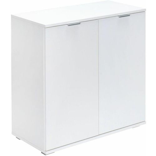 4250525360684 - - casaria® Kommode Alba Holz Modern höhenverstellbarer Einlegeboden Schlafzimmer Büro Flur Mehrzweckschrank Aktenschrank Schrank DB111 - Weiß