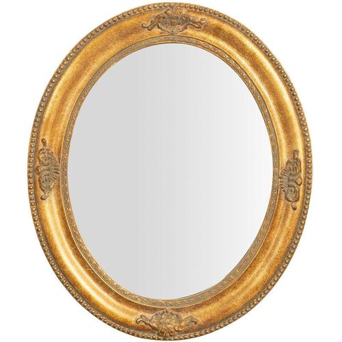 3000005107183 - Biscottini - Vertikaler   horizontaler hängender Spiegel L54xPR3xH64 cm Antikgold-Finish