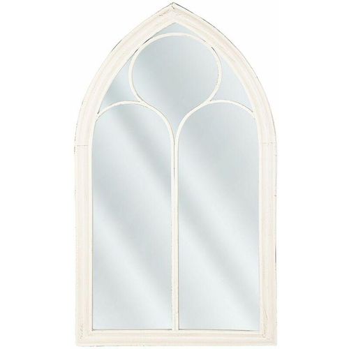 4251682222679 - Beliani - Wandspiegel Weiß 62 x 113 cm in Fensteroptik Elegant Romantisch - Weiß