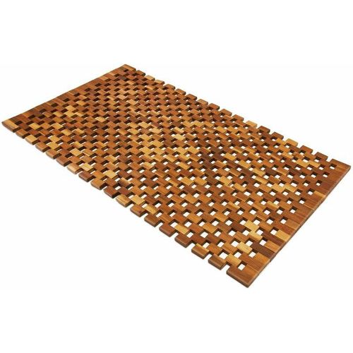 4250525308693 - Casaria® Badematte Holz FSC®-zertifiziertes Akazienholz rutschfest Badvorleger Duschmatte Holzduschmatte Badezimmerteppich Dusch Vorleger Teppich