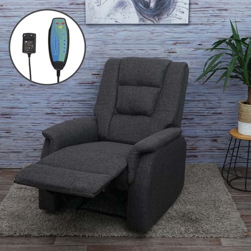 4057651386911 - Fernsehsessel MCW-F23 Relaxsessel Liege Sessel Stoff Textil 102x79x96cm ~ grau inkl Massage- und Wärmefunktion 4057651386911 - Fernsehsessel MCW-F23 Relaxsessel Liege Sessel Stoff Textil 102x79x96cm ~ grau inkl Massage- und Wärmefunktion