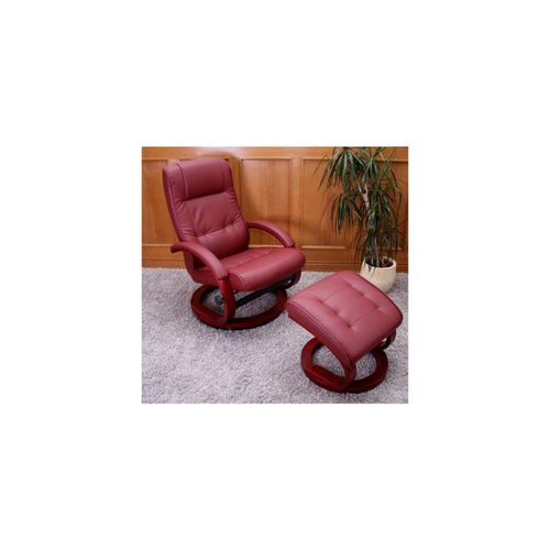 4057651067568 - Fernsehsessel Aprilia Kunstleder mit Hocker ~ bordeaux 4057651067568 - Fernsehsessel Aprilia Kunstleder mit Hocker ~ bordeaux