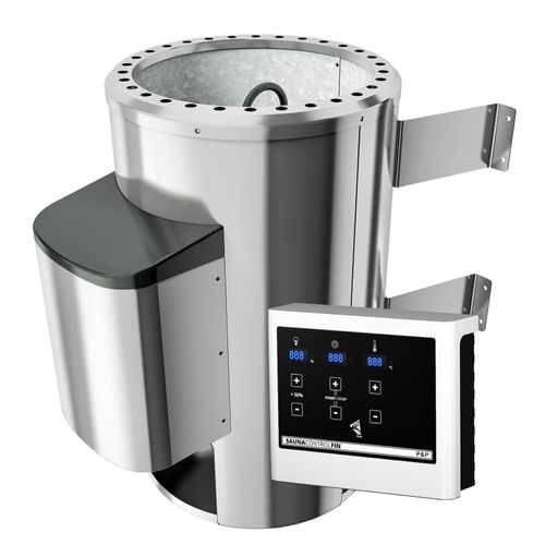 4010090171517 - Woodfeeling Plug&Play 36 kW Saunaofen elektr Außensteuerung  - Karibu
