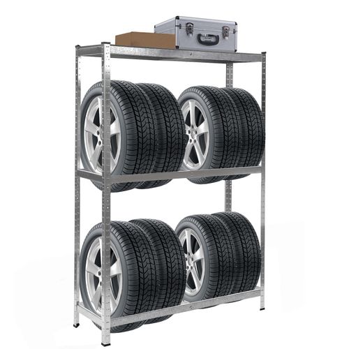 4057651288567 - Reifenregal MCW-E36 Reifenständer Lagerregal Schwerlastregal Tragkraft bis 795kg verzinkt 180x120x40cm 4057651288567 - Reifenregal MCW-E36 Reifenständer Lagerregal Schwerlastregal Tragkraft bis 795kg verzinkt 180x120x40cm