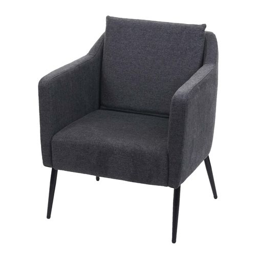 4057651422794 - Lounge-Sessel MCW-H93a Sessel Cocktailsessel Relaxsessel ~ Stoff Textil dunkelgrau