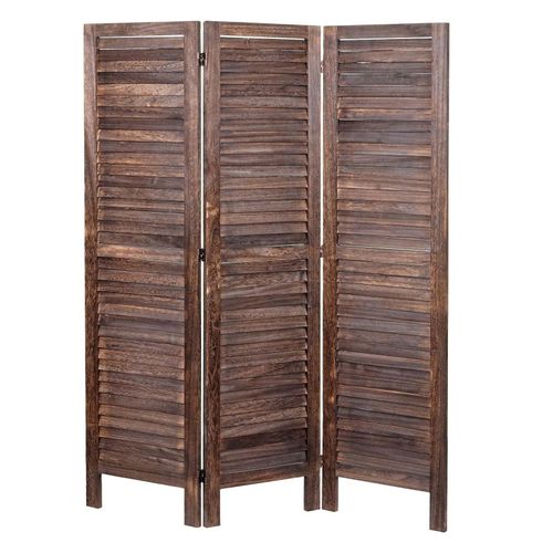 4057651271194 - Paravent MCW-G30 Trennwand Sichtschutz Raumteiler Shabby-Look 170x120cm ~ braun 4057651271194 - Paravent MCW-G30 Trennwand Sichtschutz Raumteiler Shabby-Look 170x120cm ~ braun