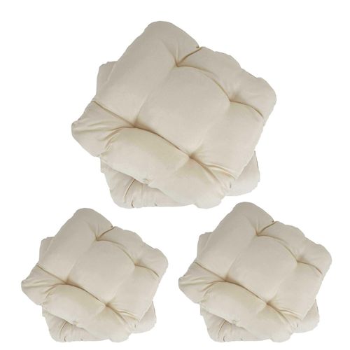 4057651117294 - 6er-Set Sitzkissen Milano Stuhlkissen Kissen 41x38x8cm ~ creme 4057651117294 - 6er-Set Sitzkissen Milano Stuhlkissen Kissen 41x38x8cm ~ creme