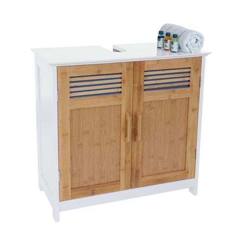 4057651115320 - Waschbeckenunterschrank MCW-A85 Badschrank 60x60x30cm ~ bambus 4057651115320 - Waschbeckenunterschrank MCW-A85 Badschrank 60x60x30cm ~ bambus