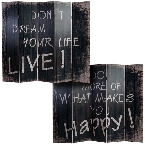 4057651060934 - Foto-Paravent Retro Paravent Raumteiler Trennwand ~ 180x200cm Spruch 4057651060934 - Foto-Paravent Retro Paravent Raumteiler Trennwand ~ 180x200cm Spruch