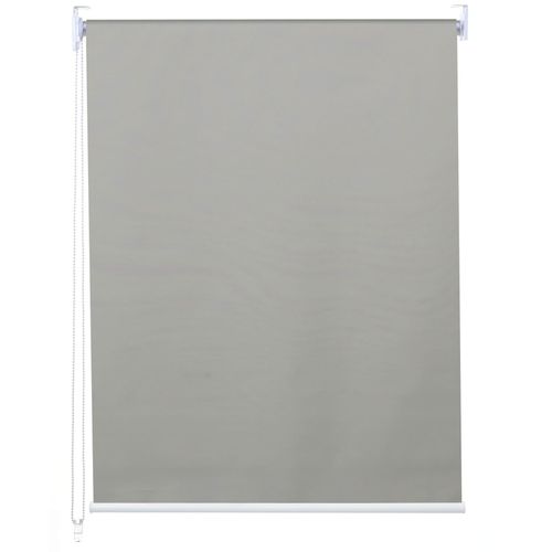 4057651283319 - Rollo MCW-D52 Fensterrollo Seitenzugrollo Jalousie Sonnenschutz Verdunkelung blickdicht 120x160cm ~ grau