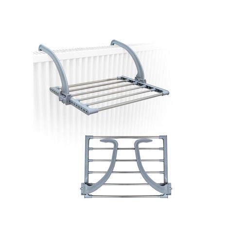4057216033663 - Eyepower - Heizkörper Wäschetrockner 30x47x25 cm Edelstahl - silber 4057216033663 - Eyepower - Heizkörper Wäschetrockner 30x47x25 cm Edelstahl - silber