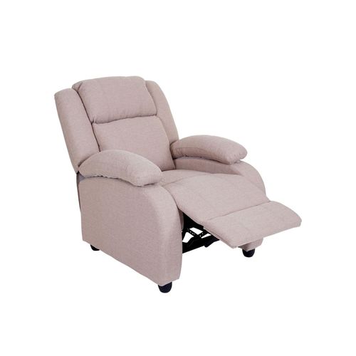 4057651179322 - Fernsehsessel Glasgow Relaxsessel Liege Sessel Stoff Textil ~ creme-grau 4057651179322 - Fernsehsessel Glasgow Relaxsessel Liege Sessel Stoff Textil ~ creme-grau