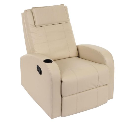 4057651028392 - Fernsehsessel Brüssel TV Sessel Relaxsessel Liegesessel Kunstleder ~ creme 4057651028392 - Fernsehsessel Brüssel TV Sessel Relaxsessel Liegesessel Kunstleder ~ creme